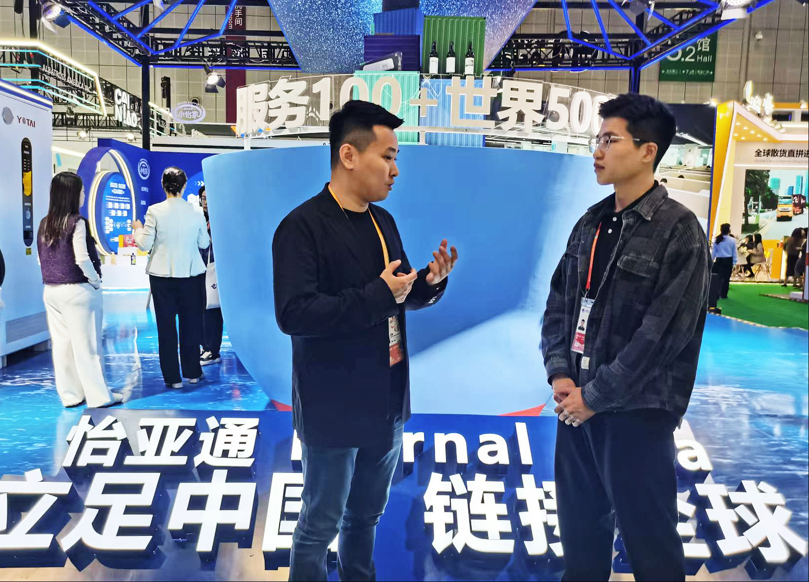 进博故事丨9001cc金沙以诚为本王辉：进博会促进商业和文化交流